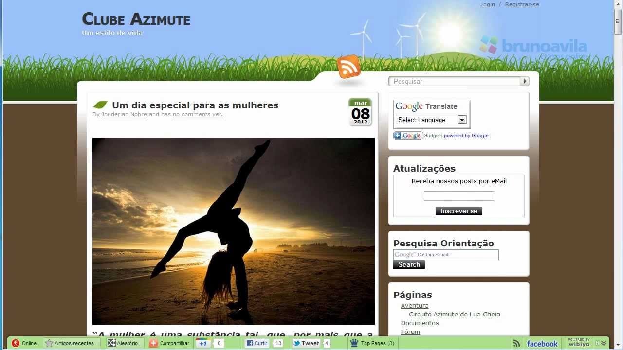 #analisemeusite – Clube Azimute